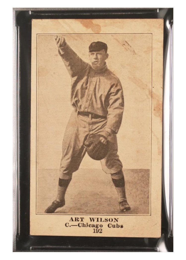 1917 Collins McCarthy Art Wilson #192 card