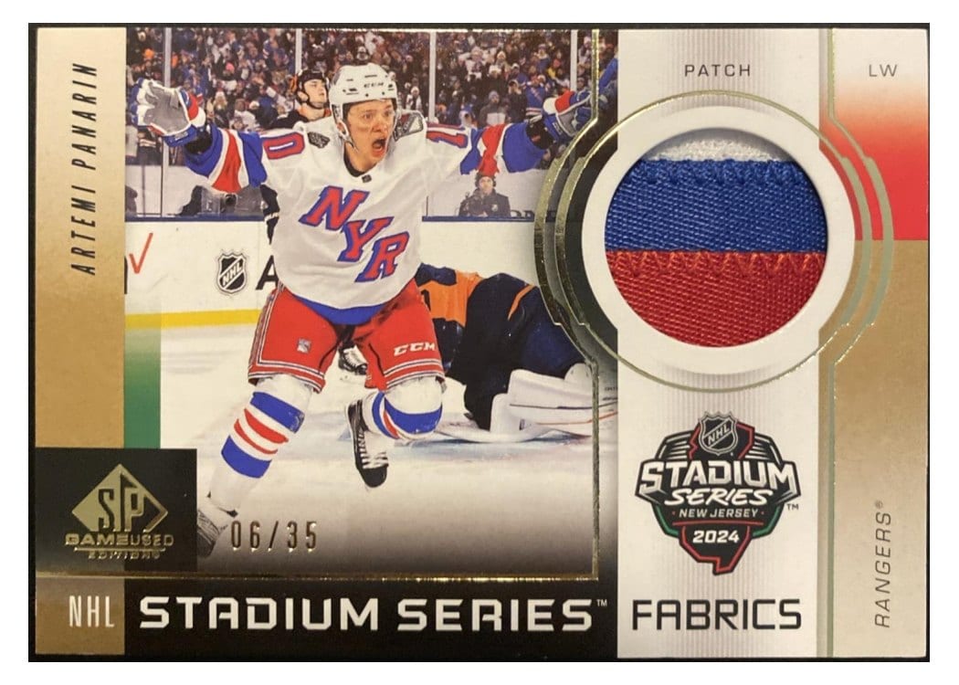 2024-25 SP Game Used 2024 Stadium Series Fabrics Artemi Panarin #GSF-5