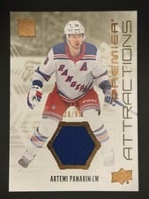 2024-25 Upper Deck Premier Premier Attractions Jersey Artemi Panarin #PA-AP card