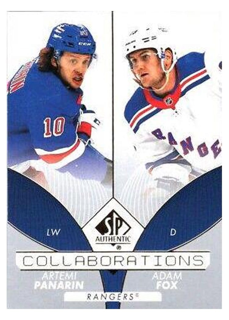 2022-23 SP Authentic Collaborations Artemi Panarin/Adam Fox #C-15 card