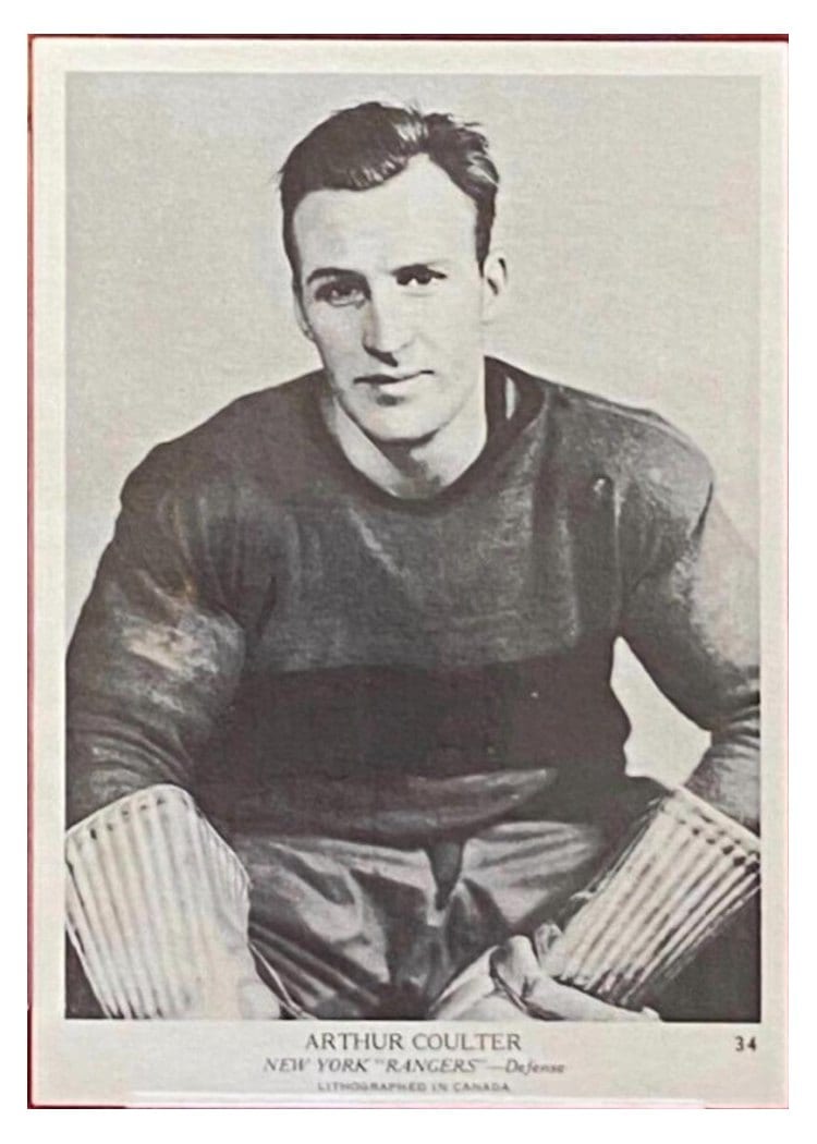 1939 O-Pee-Chee V301-1 Arthur Coulter #34 card