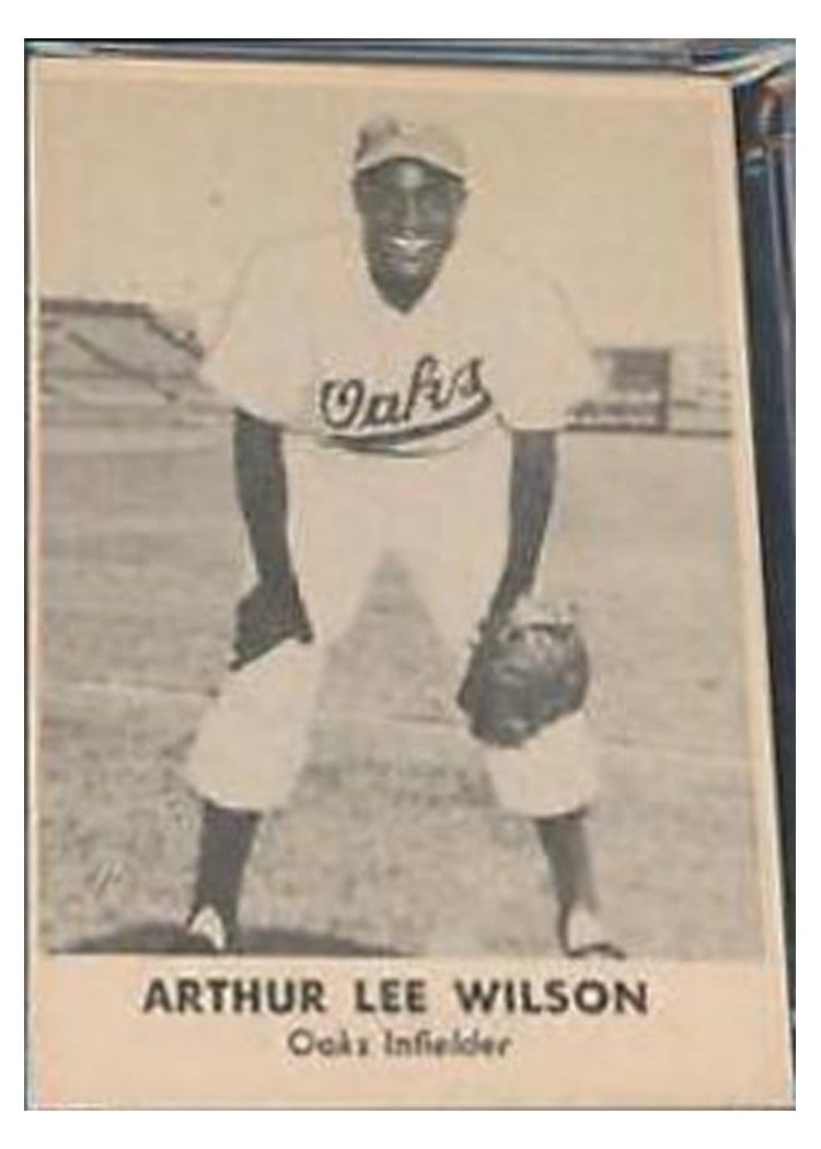 1949 Remar Bread Oakland Oaks Arthur Lee Wilson card