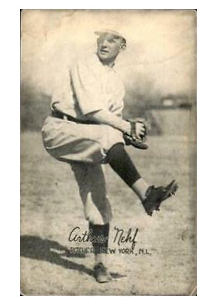 1922 Exhibits Arthur Nehf card
