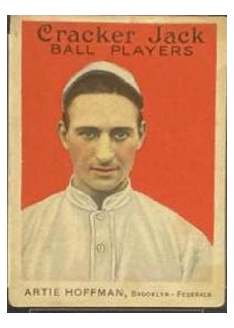 1914 Cracker Jack Artie Hoffman #9 card