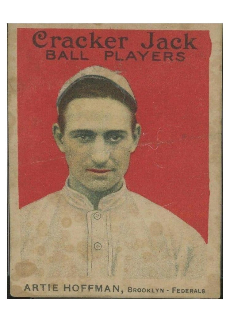 1915 Cracker Jack Artie Hoffman #9 card