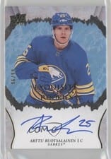 2021-22 Upper Deck Ice Exquisite Collection Rookie Signatures Arttu Ruotsalainen #R-AR card