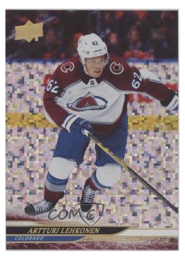 2024-25 Upper Deck Base Set Artturi Lehkonen Speckled Rainbow #52 card