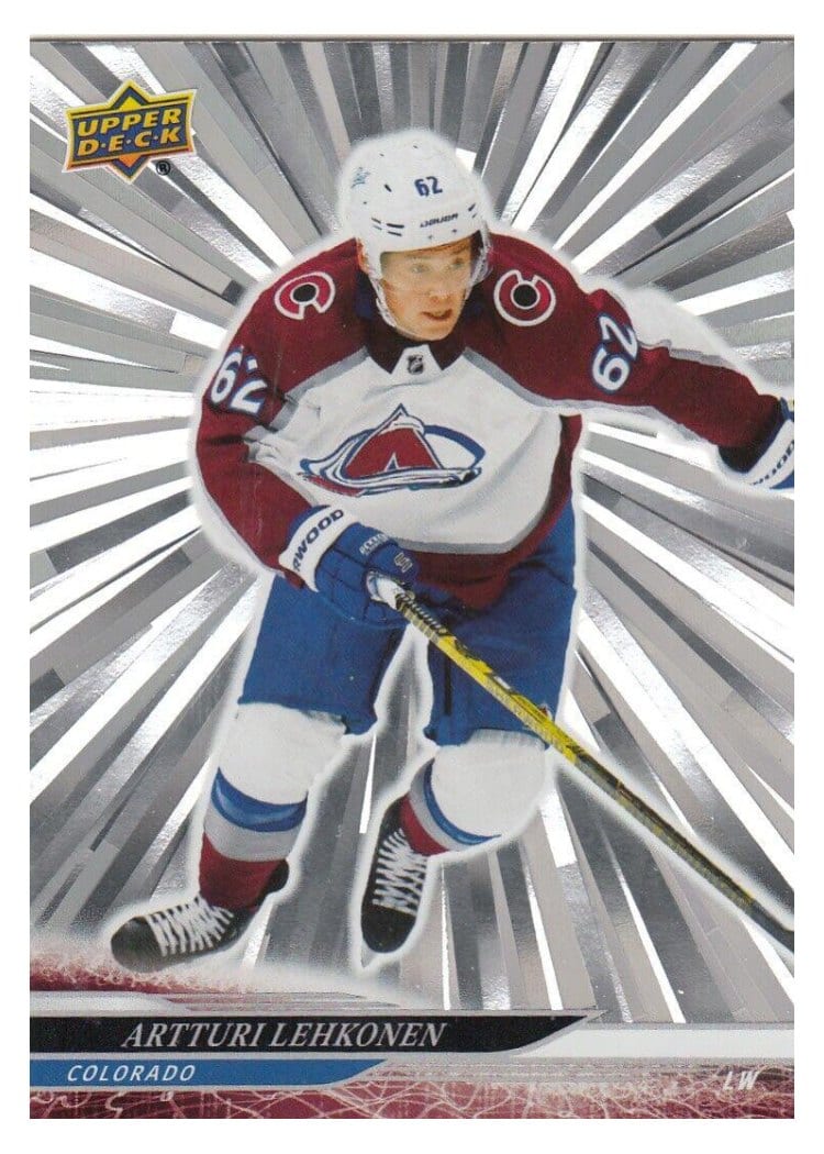 2024-25 Upper Deck Base Set Artturi Lehkonen Outburst Silver #52 card