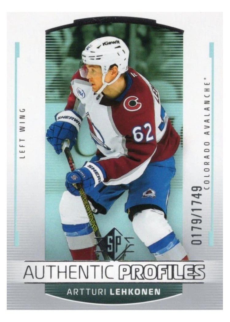 2025-26 SP Authentic Profiles Artturi Lehkonen #AP-4 card