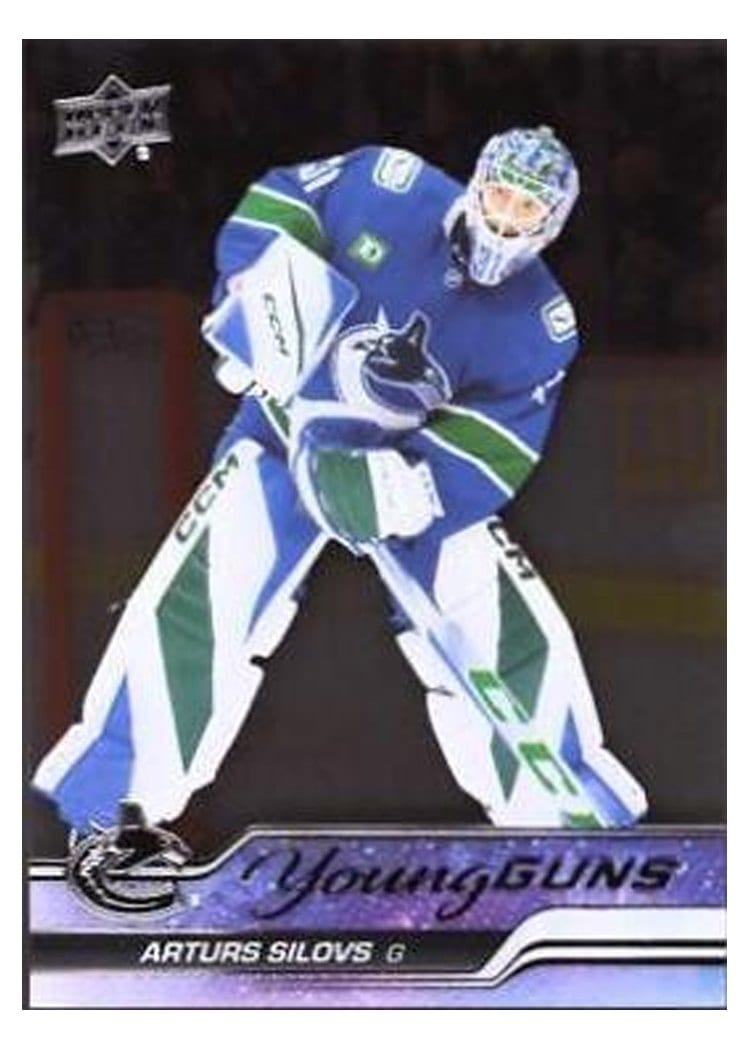 2023 Upper Deck Arturs Silovs #485 card