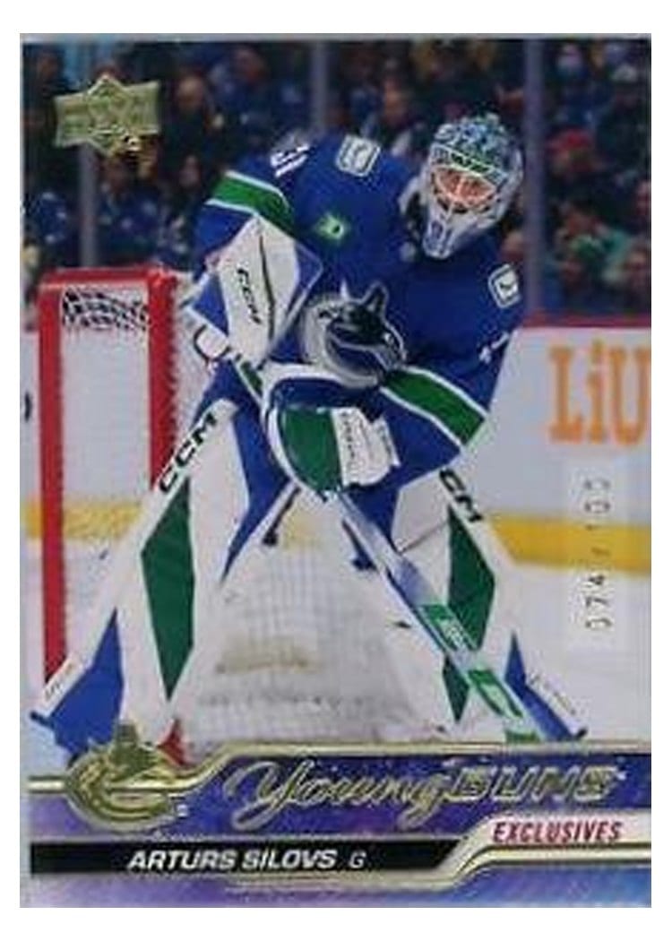 2023 Upper Deck Arturs Silovs #485 card