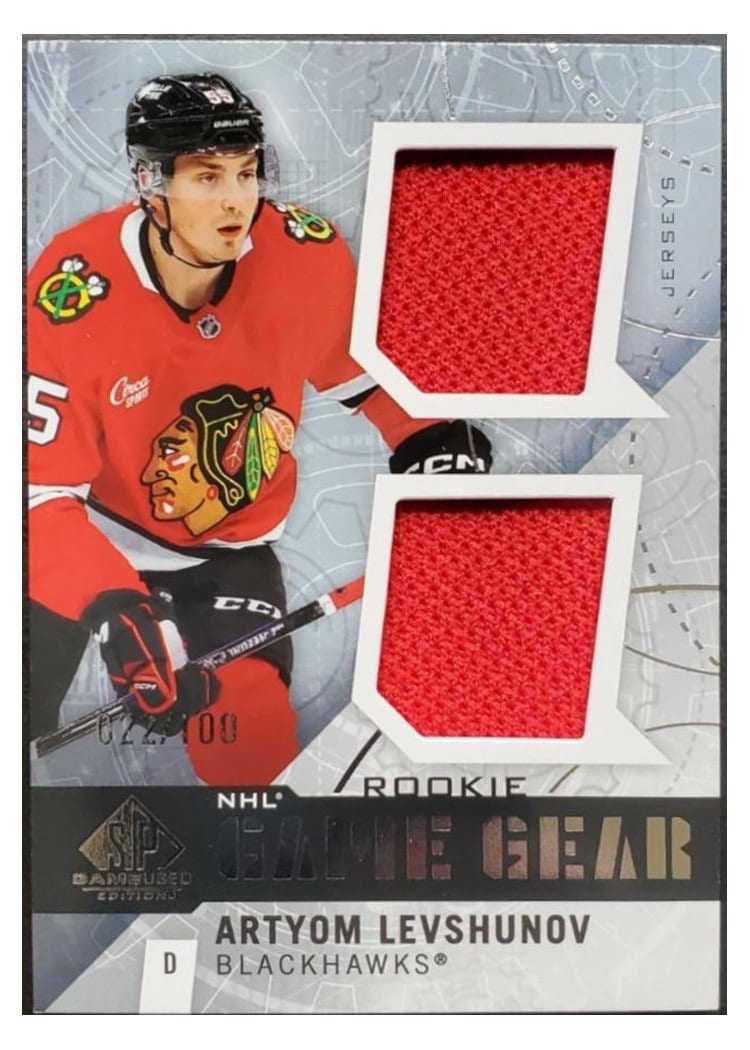 2025-26 SP Game Used Game Gear Artyom Levshunov #GG-AL card