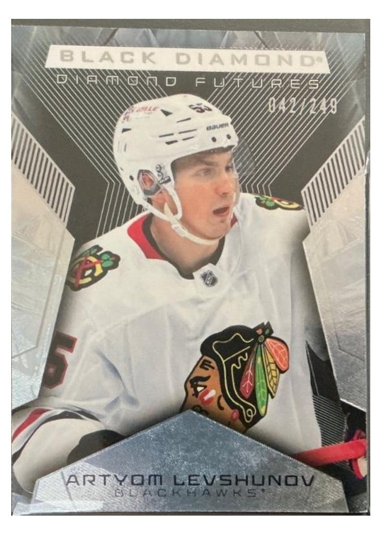 2025-26 Upper Deck Black Diamond Diamond Futures Artyom Levshunov #BDF-AL card