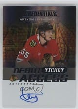 2025-26 Upper Deck Credentials Debut Ticket Access Autographs Artyom Levshunov #DTA-AL card