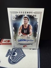 2023-24 Topps Motif Legends of the Court Signatures Arvydas Sabonis #LCS-AS card
