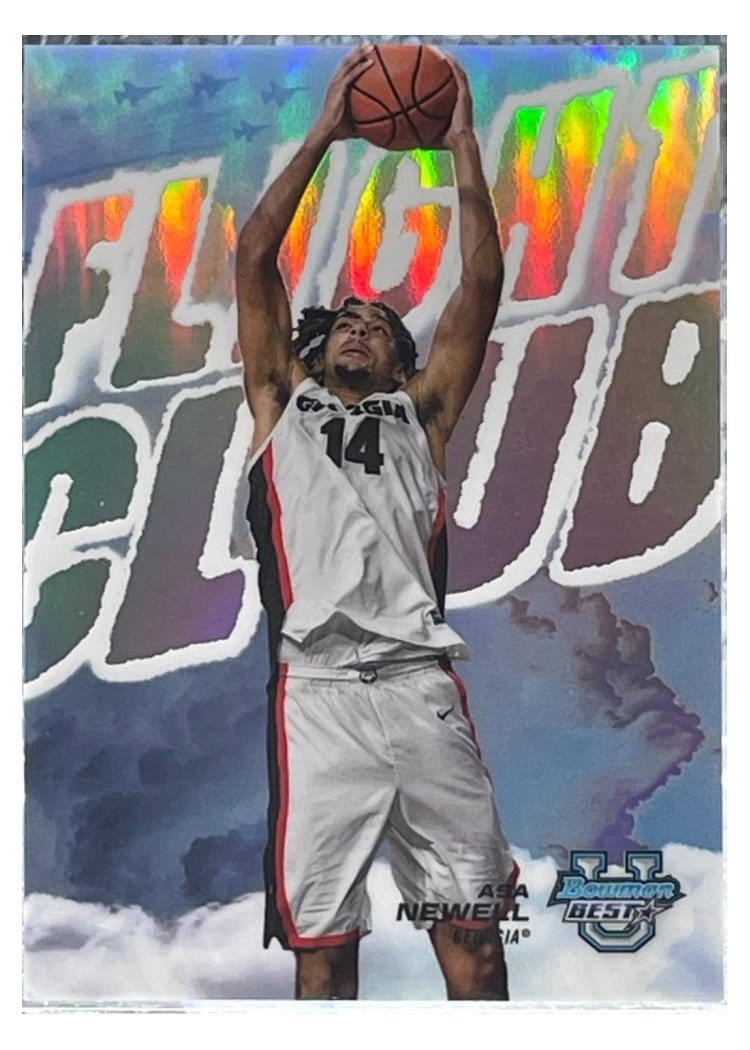 2024-25 Bowman's Best University Flight Club Asa Newell #FC-7 card