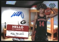2024-25 Bowman University Chrome Campus Dorm Signatures Asa Newell #CDS-AN card