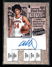 2024-25 Bowman University Chrome Final Exam Autographs Asa Newell #FEA-AN card