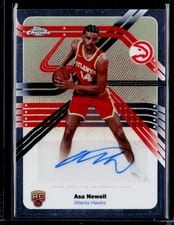 2025-26 Topps Chrome Next Stop Signatures Asa Newell #NS-AN card