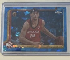 2025-26 Topps Chrome Sapphire Infinite Sapphire Asa Newell #IS-20 card