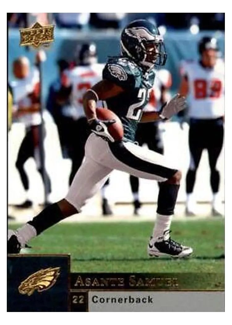 2009 Upper Deck Asante Samuel #147 card