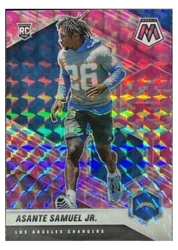 2021 Panini Mosaic Base Set Asante Samuel Jr. #348 card