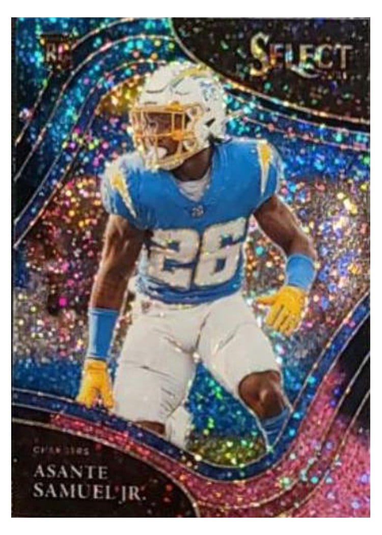 2021 Panini Select Base Set Asante Samuel Jr Cosmic #392 card