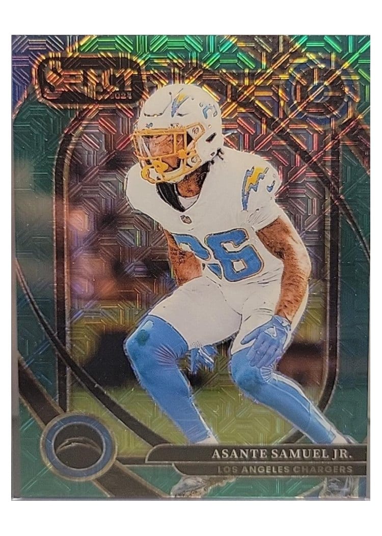 2024 Panini Select Base Set Asante Samuel Jr. Green Mojo #207 card