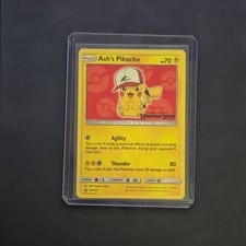 2017 SM Black Star Promos Ash's Pikachu #SM109 card