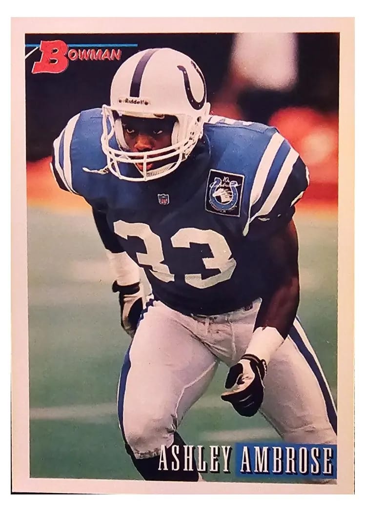 1993 Bowman Ashley Ambrose #109 card