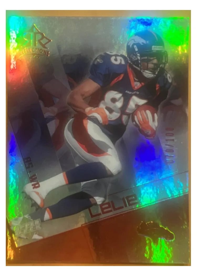 2004 Upper Deck Reflections Ashley Lelie #28 card