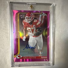 2025 Topps Chrome Retail Rookie Autographs Ashton Gillotte #RRA-AG card