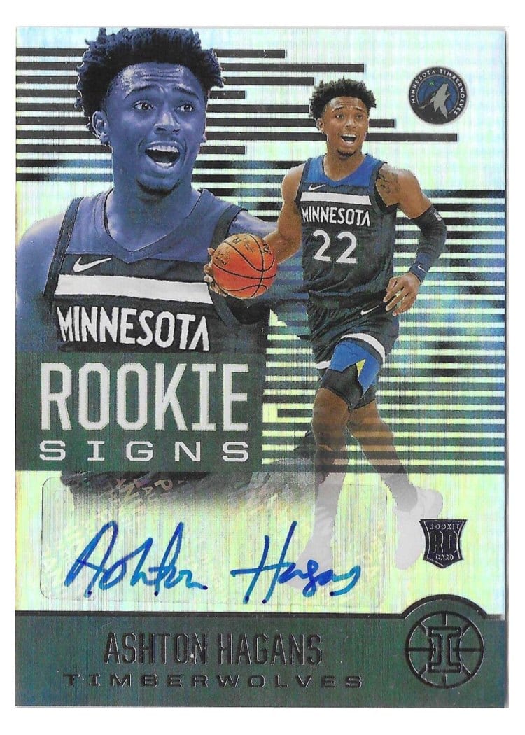 2020-21 Panini Illusions Rookie Signs Ashton Hagans #RS-ASH card