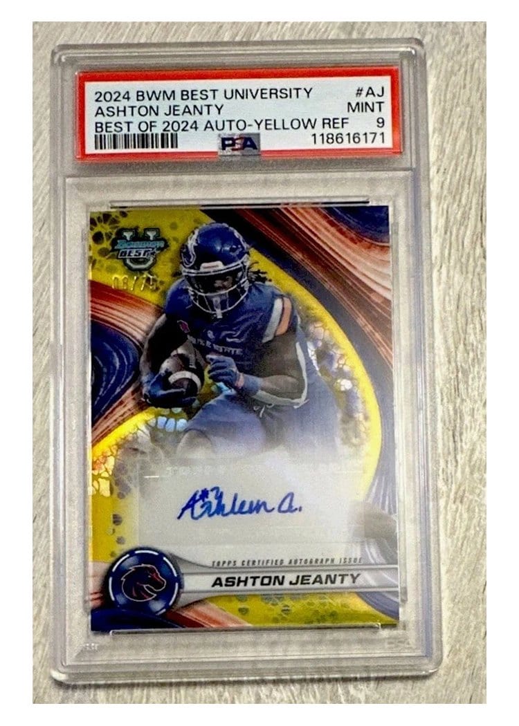 2024 Bowman University Best Best of 2024 Autographs Set Ashton Jeanty #BOA-AJ card