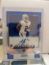 2025 Finest Flashback Autographs Ashton Jeanty #FBA-AJ