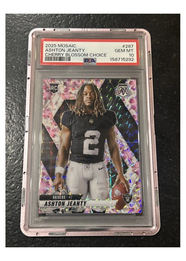 2025 Panini Mosaic Base Set Ashton Jeanty #287 card