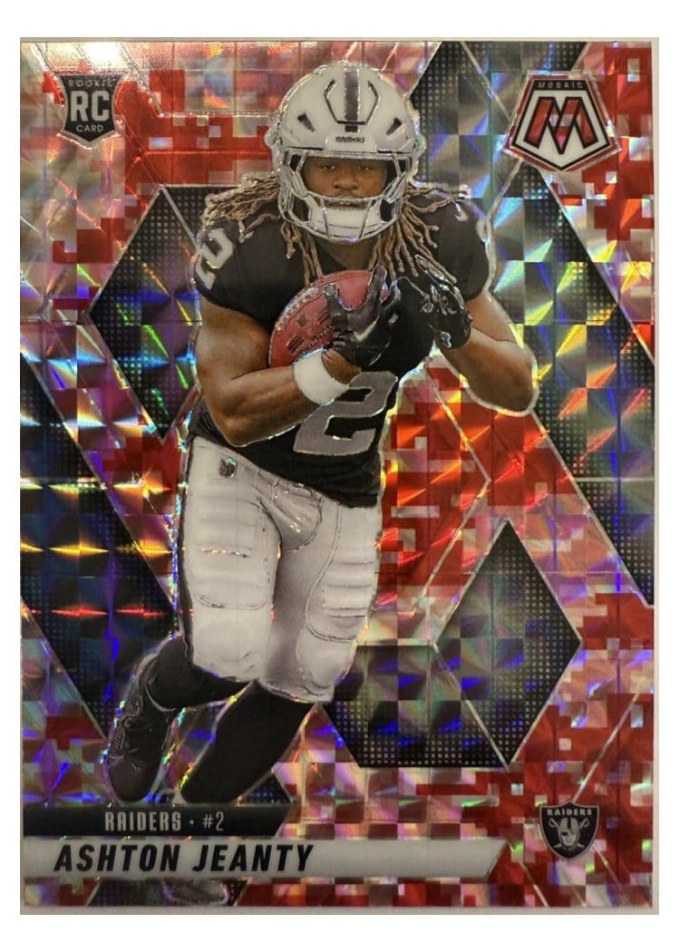 2025 Panini Mosaic Base Set Ashton Jeanty #345 card