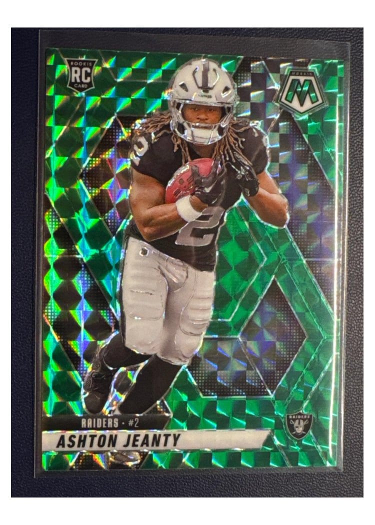 2025 Panini Mosaic Base Set Ashton Jeanty #345 card