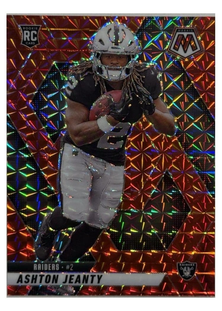 2025 Panini Mosaic Base Set Ashton Jeanty #345 card