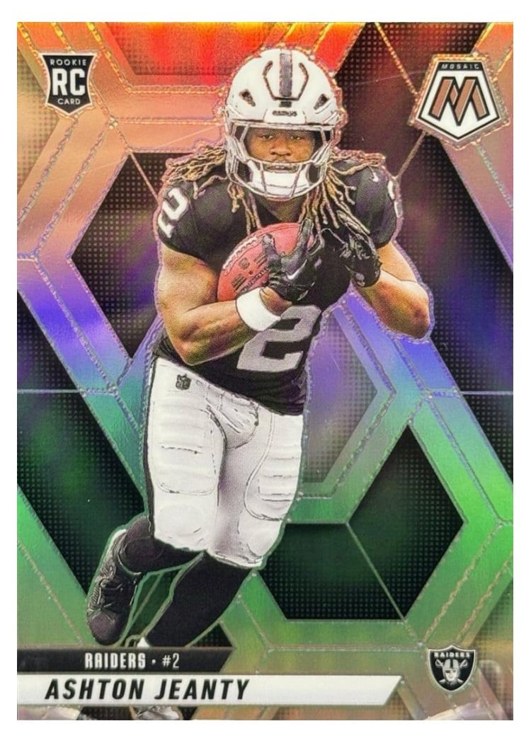 2025 Panini Mosaic Base Set Ashton Jeanty #345 card