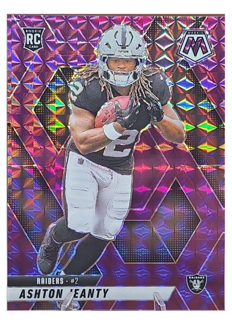 2025 Panini Mosaic Base Set Ashton Jeanty #345 card
