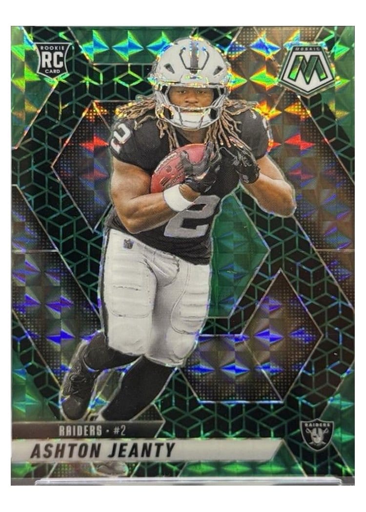2025 Panini Mosaic Base Set Ashton Jeanty #345 card