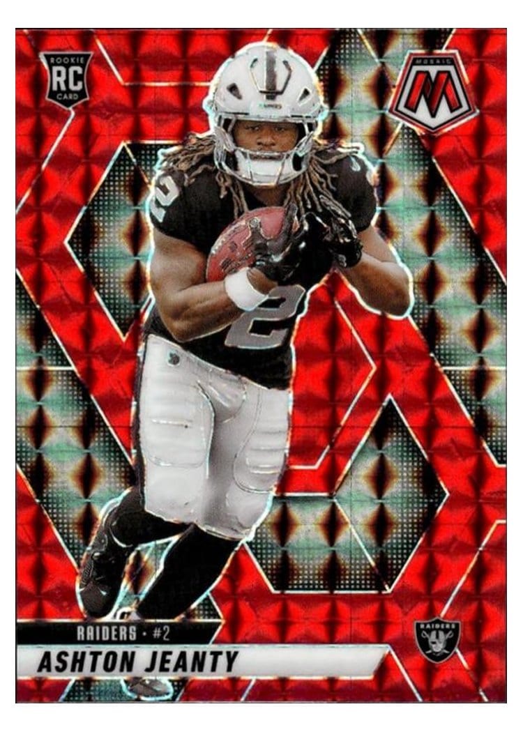 2025 Panini Mosaic Base Set Ashton Jeanty #345 card
