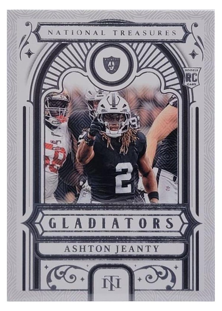 2025 Panini National Treasures Gladiators Ashton Jeanty #10 card