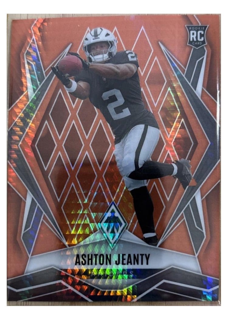 2025 Panini Phoenix Ashton Jeanty Orange Hyper #158 card