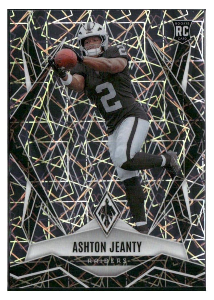 2025 Panini Phoenix Ashton Jeanty Lazer Autograph #158 card