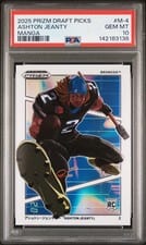 2025 Panini Prizm Draft Picks Manga Ashton Jeanty #4 card