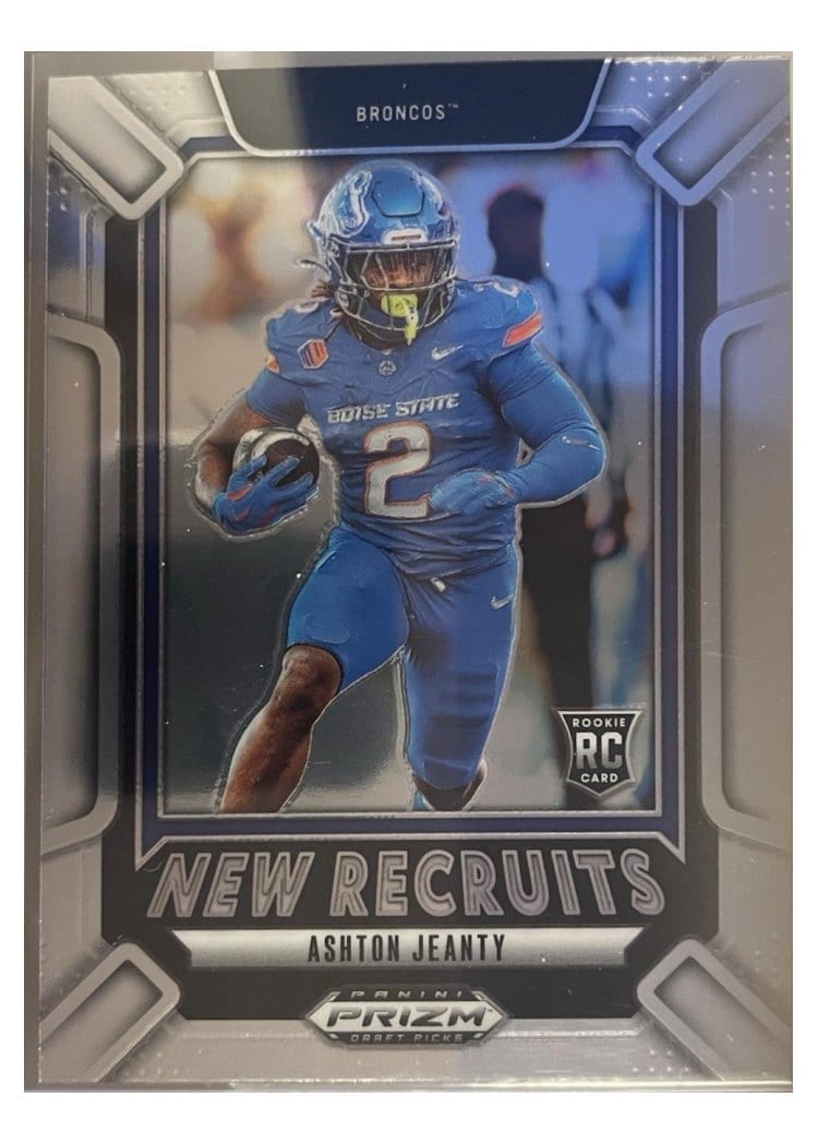 2025 Panini Prizm Draft Picks New Recruits Ashton Jeanty #9 card
