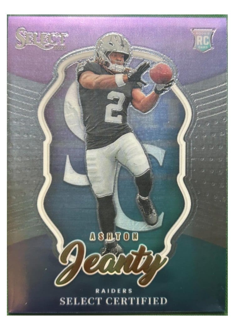 2025 Panini Select Select Certified Rookies Ashton Jeanty #4 card