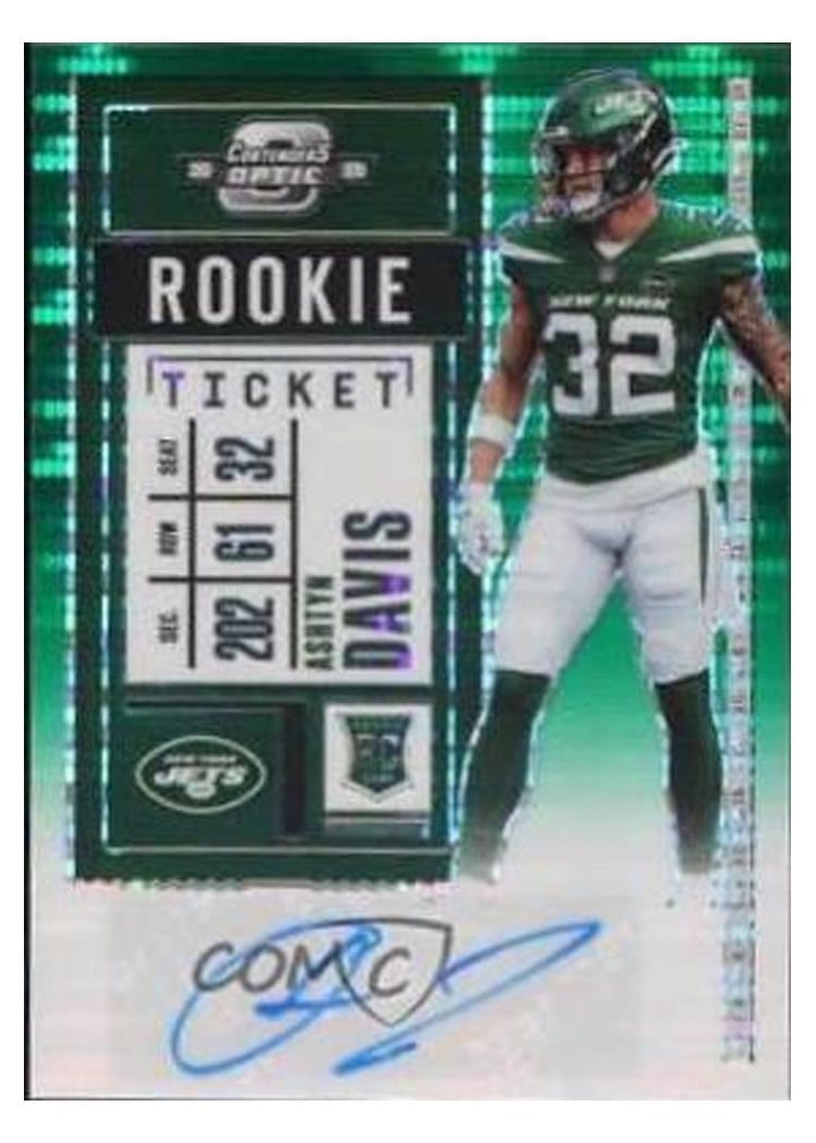 2020 Panini Contenders Optic Base Set Ashtyn Davis #179 card